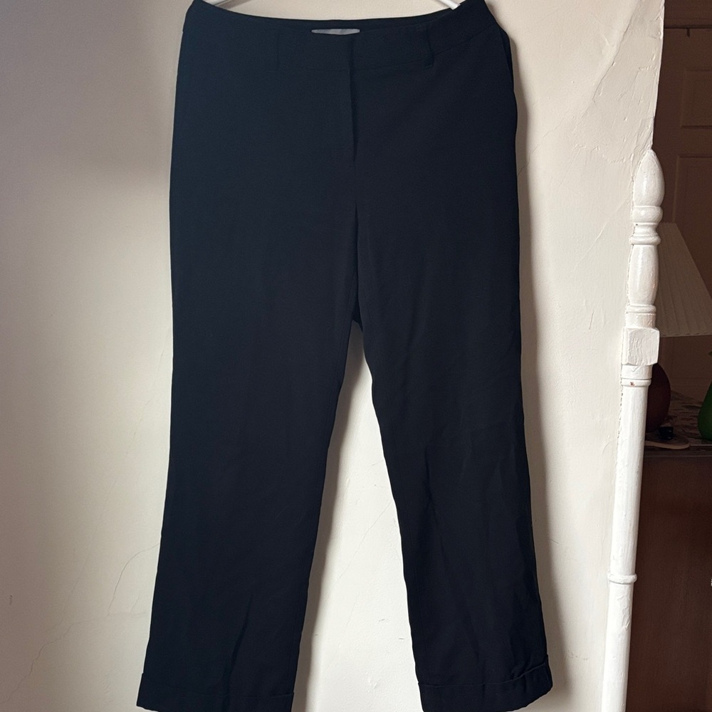 Classic Liz Claiborne Aubrey Black Trousers